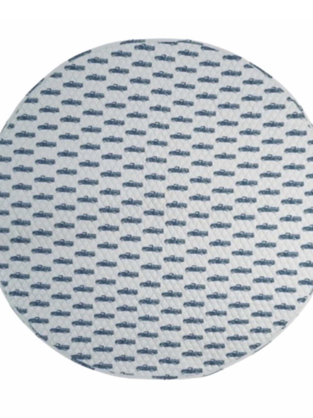Kate Quinn NWT Quilted Bamboo Blue Truck Playmat